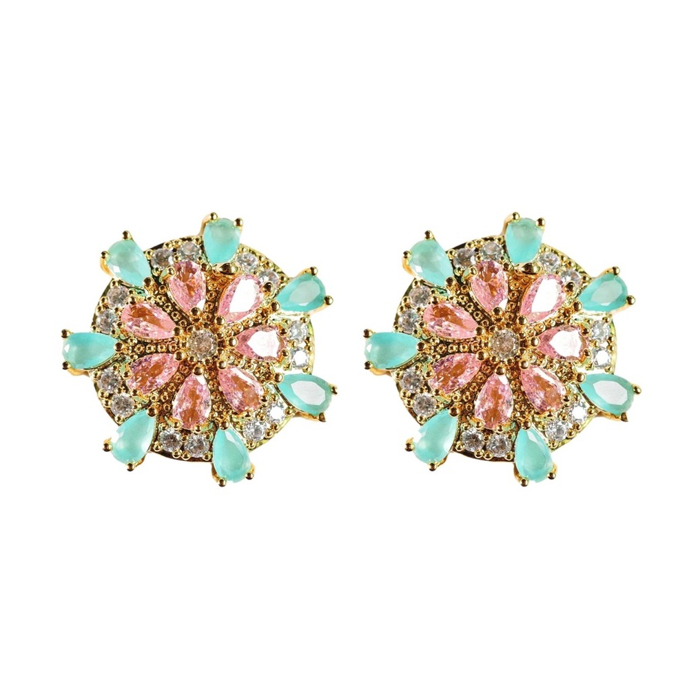 Chic Floral Burst Earrings